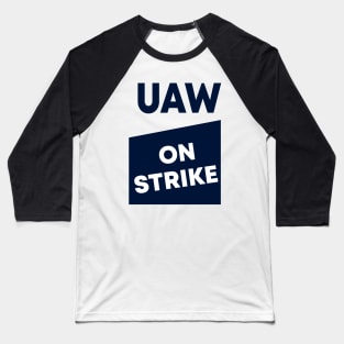 UAW Strike Red Tee United Auto Workers Baseball T-Shirt